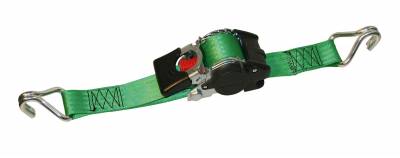 2x Automatik Spanngurt Zurrgurt automatisch 2m 100daN Ratschengurt