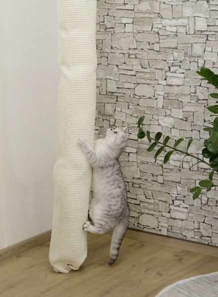 Klettersack Climber für Katzen ist eine Klettermöglichkeit aus hochwertigem Sisalteppich, Ø 16 cm