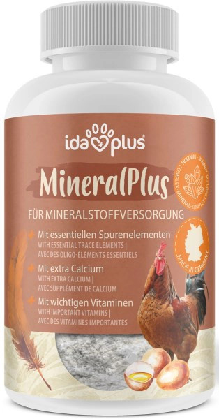 IdaPlus® MineralPlus - Vitamine & Mineralstoffe, wertvolle & essenzielle Spurenelemente für Geflügel