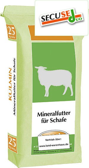 Mineralfutter für Schafe zur Ganzjahresversorgung, 25 kg Sack