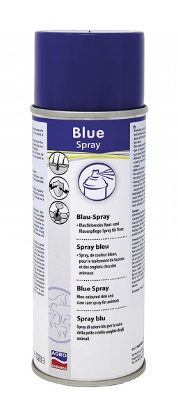 Blue Spray, blaufärbendes Haut- und Klauenpflegespray für Tiere