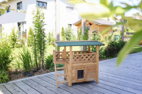 Vorschau: Katzenhaus Lodge mit geräumigem Häuschen Vorschau: Katzenhaus Lodge mit geräumigem Häuschen