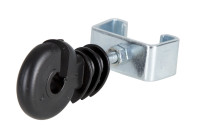 Seil-Eckisolator T-Post mit Metallklipp zur Befestigung am T-Post-Weidezaunpfahl Seil-Eckisolator T-Post mit Metallklipp zur Befestigung am T-Post-Weidezaunpfahl