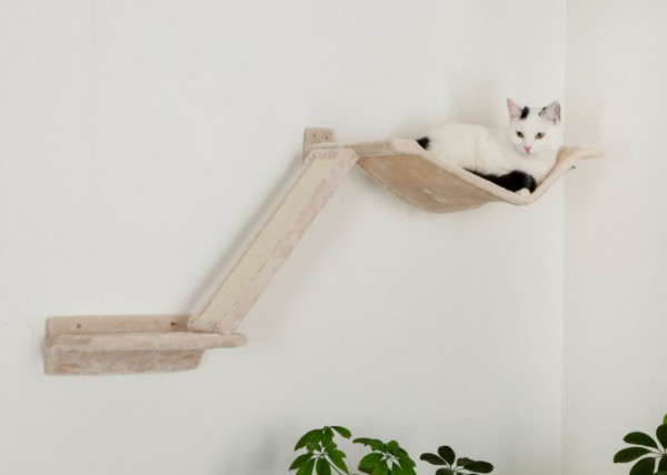 Ersatzteile für Katzenkletterwände, Webpelz in der Farbe beige