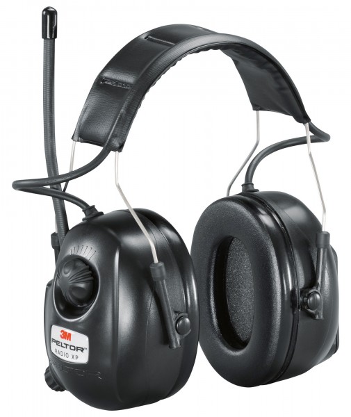 Gehörschutz mit Stereoradio Peltor XP mit Audioeingang für MP3-Player