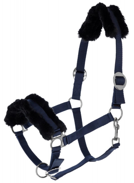 Halfter ClassicSoft für empfindliche Pferde, navy