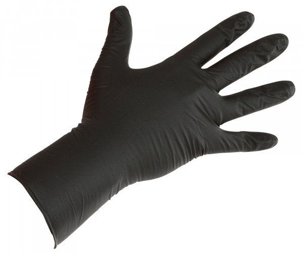 Einmalhandschuh Nitrile Long Black in 5 Größen