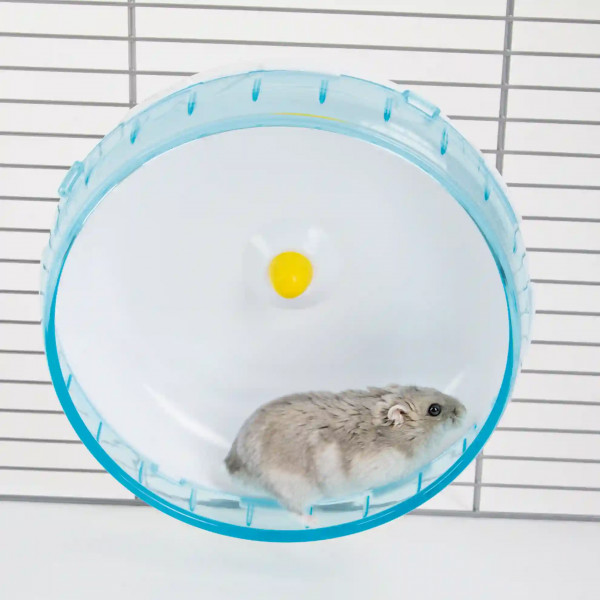 Hamsterlaufrad aus Kunststoff, zum Einhängen in den Käfig