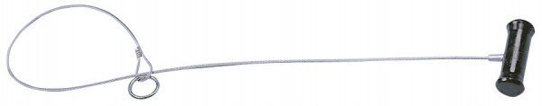 Schlingendrahtbremse, Drahtbremse ohne Rohr, 108 cm Länge