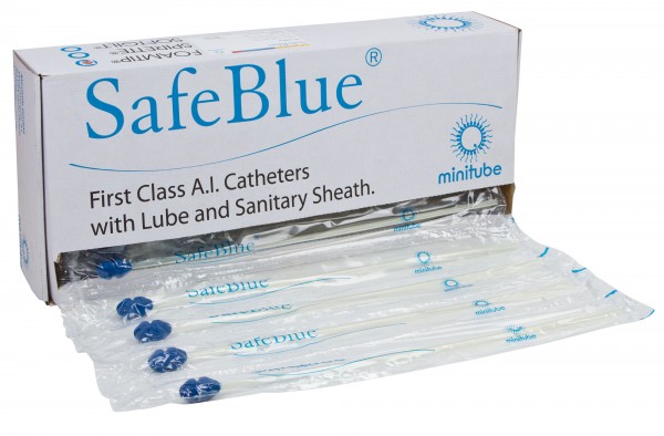 SafeBlue® Foamtip Schaumstoffkatheter einzeln verpackt und steril, 100 Stück