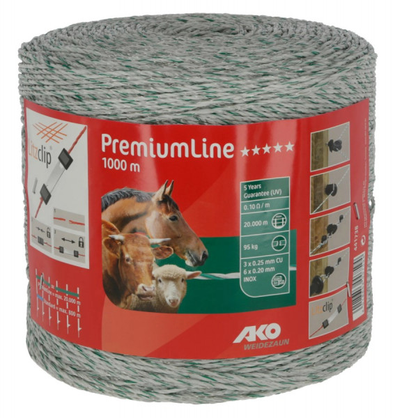 Weidezaunlitze PremiumLine, 1000 m