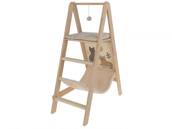 Kletterturm Ladder bietet Katzen ein innovatives Spiel- und Ruheerlebnis