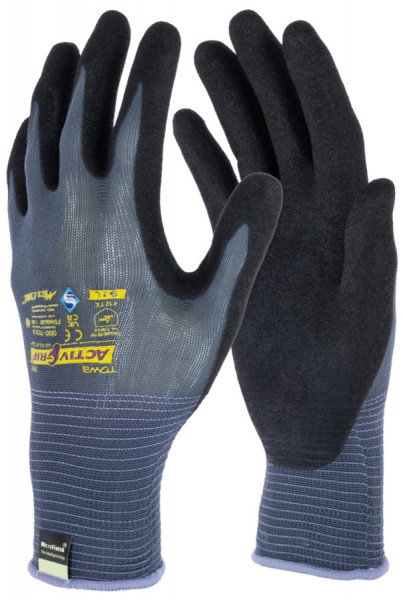 Feinstrickhandschuh Activ Grip Advance, nahtloser Feinstrickhandschuh aus Nylon