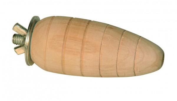 Knabberholz Karotte, 9 cm lang, sorgt für Abwechslung und gesunde Zähne