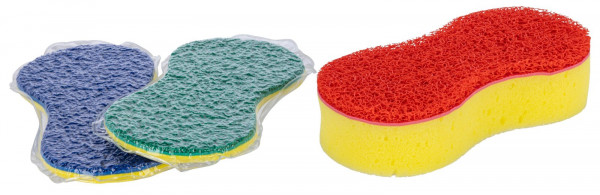 Doppelseitiges Schwammset im 3er-Pack