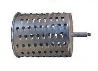 Ersatzwalze standard, Ersatzwalze standard, verzinkte Schneidwalze aus Stahl passend für die grüne Tischrübenmühle