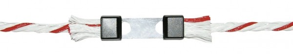 Seilverbinder Litzclip aus Edelstahl für Seile bis 6 mm Durchmesser, Abb. offen