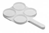 Schalmtestscheibe zur Durchführung des Mastitis Tests, weiß Schalmtestscheibe zur Durchführung des Mastitis Tests, weiß