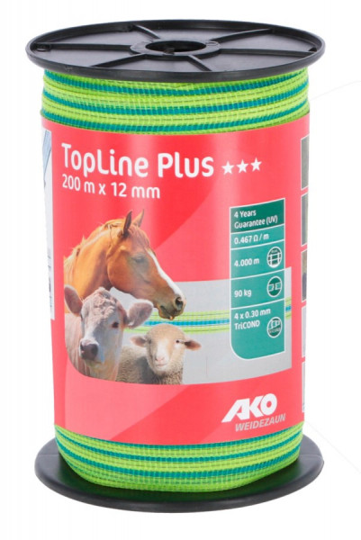 Weidezaunband TopLine Plus, 12 mm breit