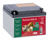 Premium AGM Batterie 12 Volt, 32 Ah, Vließbatterie auslaufsicher, wartungsfrei, extrem zyklusfest Premium AGM Batterie 12 Volt, 32 Ah, Vließbatterie auslaufsicher, wartungsfrei, extrem zyklusfest