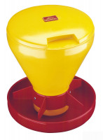 Vorschau: Ferkelschale Mini Hopper Pan mit Deckel, Futterschale für Trockenfutter Vorschau: Ferkelschale Mini Hopper Pan mit Deckel, Futterschale für Trockenfutter