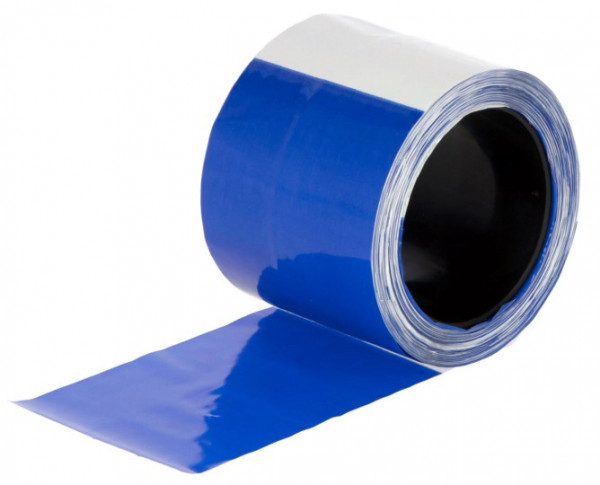 Herdenschutzband, Flatterband in der Farbe blau / weiß, 100 m