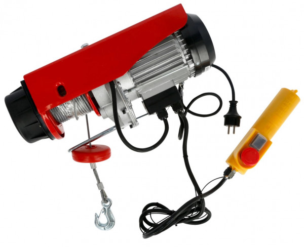 Seilwinde mit Kabelfernbedienung, 600 kg