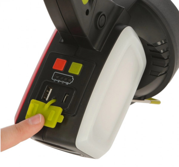 LED Akku-Handscheinwerfer über USB aufladbar