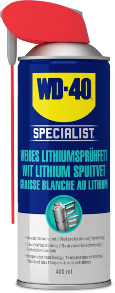 WD-40 Weißes Lithiumsprühfett in der 400 ml Sprühdose