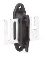 Bandtorgriffisolator Premium, Komplettset bestehend aus Isolator und Anschlussplatine aus Edelstahl Bandtorgriffisolator Premium, Komplettset bestehend aus Isolator und Anschlussplatine aus Edelstahl