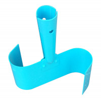 Futterstampfer in S-Form, blau lackierter S-Stampfer Lieferung ohne Stiel Futterstampfer in S-Form, blau lackierter S-Stampfer Lieferung ohne Stiel