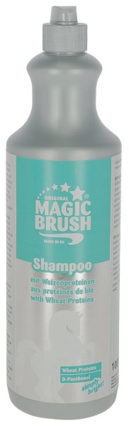 MagicBrush Pferdeshampoo mit Weizenprotein zur Reinigung und Pflege von Mähne, Schweif und Fell