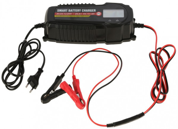 Batterieladegerät für 12 Volt Nass-Akkus und Premium AGM Akkus