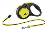 flexi Leine New NEON, reflektierende Rolleine in 3 Größen flexi Leine New NEON, reflektierende Rolleine in 3 Größen