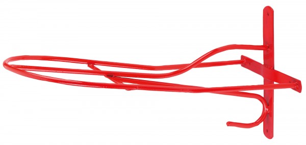 Sattelhalter für Englisch-Sättel mit Zusatzhalterung, Farbe rot