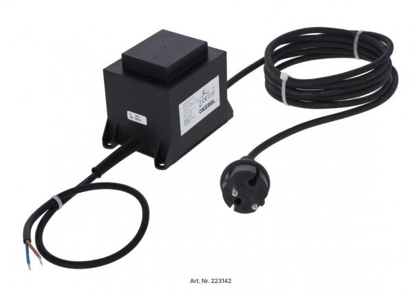 Transformator 230 V / 24 V mit vergossenem Gehäuse, Abbildung Artikel 223142, 300 VA