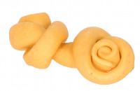 Schweinehaut-Knoten aus 100 % Schweinehaut, 12 cm lang, 80 g Schweinehaut-Knoten aus 100 % Schweinehaut, 12 cm lang, 80 g