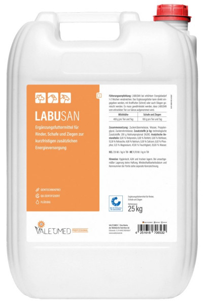Energieergänzungsfuttermittel Labusan, 25 kg im Kanister