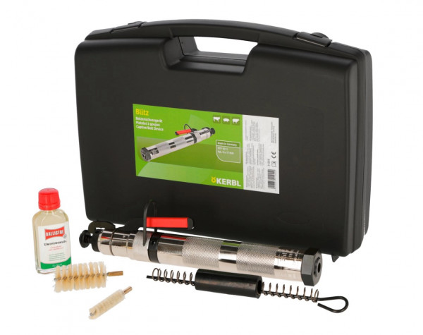 Viehbetäubungsapparat Blitz, mit Zubehörset im Koffer