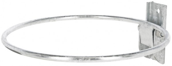 Eimerring zur Wandmontage, verzinktes Metall, für Eimer und Futterschalen mit 28 cm Durchmesser