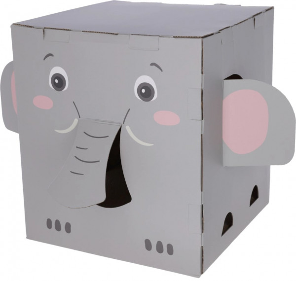 Das Katzenkratzhaus Elefant ist Umweltfreundlich und voll recyclefähig