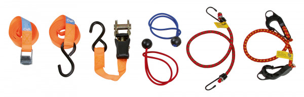 16-teiliges Set mit Zurrgurten, passend für jede Gelegenheit