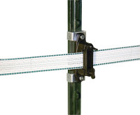 Band-,Seil-, Eckisolator T-Post mit Universalklammer für T-Post-Pfähle Band-,Seil-, Eckisolator T-Post mit Universalklammer für T-Post-Pfähle