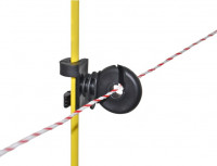 Zusatzisolator Clip für Rundstahlpfahl, zum Einhängen Zusatzisolator Clip für Rundstahlpfahl, zum Einhängen