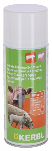 Grünes Klauenpflegespray für Rinder und Schafe, 400 ml