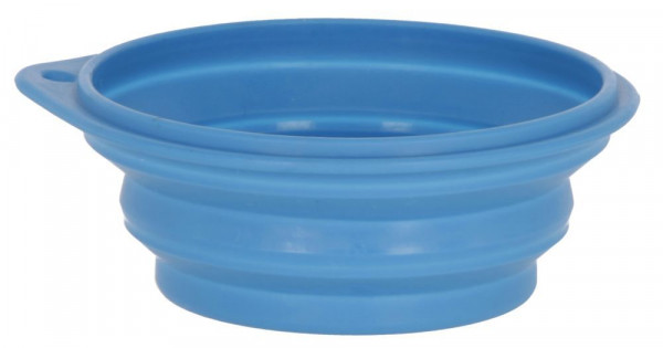 Silikon Reisenapf, blau, 250 ml, Reisenapf aus Silikon zum Zusammenfalten