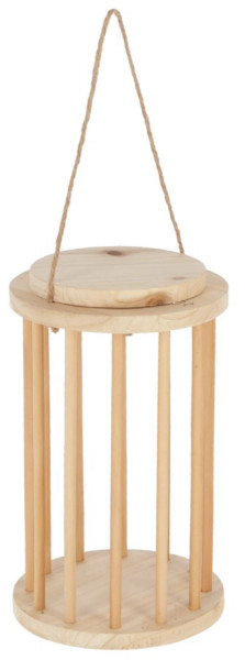 Heuraufe 3 in 1 aus unbehandeltem Holz