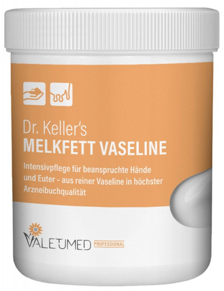 Dr. Keller's Melkfett reine Vaseline in der 500 ml Dose