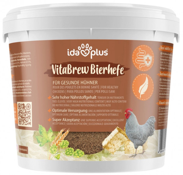IdaPlus® Bierhefe VitaBrew im 1,5 kg Eimer