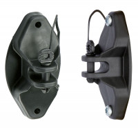 Isolator Pinlock für Elektroseile bis 8 mm, Litzen und Stahldraht Isolator Pinlock für Elektroseile bis 8 mm, Litzen und Stahldraht